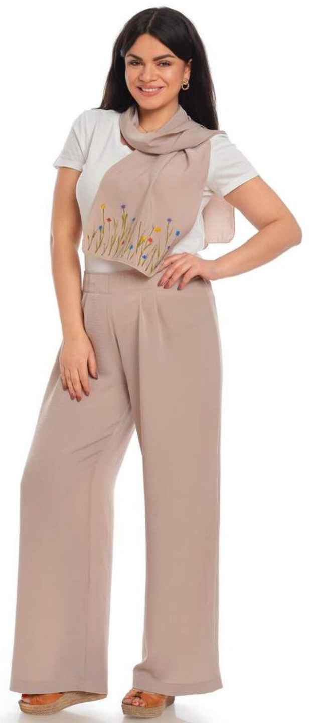 Pantaloni dama, Largi Palazzo, Bej - CATEGORIE